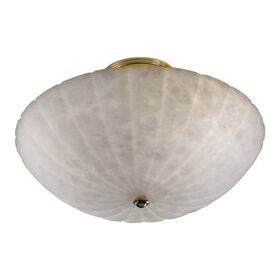 ΚΛΑΣΙΚΆ ΦΩΤΙΣΤΙΚΆ < ΙΤΑΛΙΚΆ POSSONI >   GOLD PLATED CEILING LIGHT WITH ALABASTER FINISH  006    3XMAX28W E14 - ΤΟΊΧΟΥ ΦΩΤΙΣΤΙΚΆ 