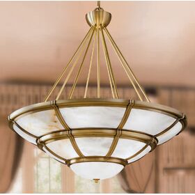 ΚΛΑΣΙΚΆ ΦΩΤΙΣΤΙΚΆ < ΙΤΑΛΙΚΆ POSSONI >   CHANDELIER WITH ALABASTER FINISH  003    14XMAX28W E14 - ΚΡΕΜΑΣΤΆ ΦΩΤΙΣΤΙΚΆ