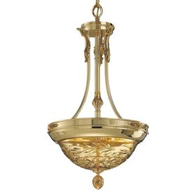 ΚΛΑΣΙΚΆ ΦΩΤΙΣΤΙΚΆ < ΙΤΑΛΙΚΆ POSSONI >   SHADED GOLD PLATED FINISH CHANDELIER WITH AMBER CRYSTAL FINISH  079    6XMAX42W E14 - ΚΡΕΜΑΣΤΆ ΦΩΤΙΣΤΙΚΆ