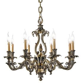 ΚΛΑΣΙΚΆ ΦΩΤΙΣΤΙΚΆ < ΙΤΑΛΙΚΆ POSSONI >   CHANDELIER FINISH  002-008    8XMAX42W E14 - ΚΡΕΜΑΣΤΆ ΦΩΤΙΣΤΙΚΆ