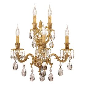 ΚΛΑΣΙΚΆ ΦΩΤΙΣΤΙΚΆ < ΙΤΑΛΙΚΆ POSSONI >   WALL LIGHT WITH PEAR SHAPE SCHOLER CRYSTAL FINISH  002    5XMAX42W E14 - ΤΟΊΧΟΥ ΦΩΤΙΣΤΙΚΆ 