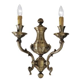 ΚΛΑΣΙΚΆ ΦΩΤΙΣΤΙΚΆ < ΙΤΑΛΙΚΆ POSSONI >   WALL LIGHT FINISH  002-008    2XMAX42W E14 - ΤΟΊΧΟΥ ΦΩΤΙΣΤΙΚΆ 