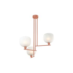 ΜΟΝΤΈΡΝΑ ΦΩΤΙΣΤΙΚΆ ΜΊΝΙΜΑΛ > ΟΡΟΦΉΣ >  CEILING 3 LIGHT BULB HOLDER 3XE14, LED 01393 COPPER DIAMETER: 60 CM MATERIAL: METAL BALL: DIAMETER 20 CM, HEIGHT 18 CM - ΜΟΝΤΈΡΝΑ ΦΩΤΙΣΤΙΚΆ