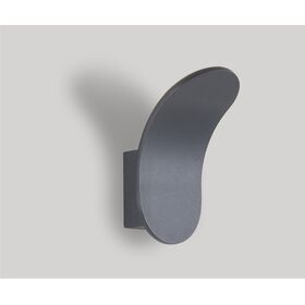 ΣΤΕΓΑΝΆ ΦΩΤΙΣΤΙΚΆ ΤΟΊΧΟΥ ΑΠΛΊΚΕΣ  OUTDOOR WALL LIGHT  01457 GREY HEIGHT: 17 CM WIDTH: 10 CM DISTANCE FROM WALL: 12 CM MATERIAL: ALUMINUM LIGHTING SOURCE: 12W LED 3000K, 960 LM - ΜΟΝΤΈΡΝΑ ΦΩΤΙΣΤΙΚΆ