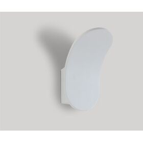 ΣΤΕΓΑΝΆ ΦΩΤΙΣΤΙΚΆ ΤΟΊΧΟΥ ΑΠΛΊΚΕΣ  OUTDOOR WALL LIGHT  01457 WHITE HEIGHT: 17 CM WIDTH: 10 CM DISTANCE FROM WALL: 12 CM MATERIAL: ALUMINUM LIGHTING SOURCE: 12W LED 3000K, 960 LM - ΜΟΝΤΈΡΝΑ ΦΩΤΙΣΤΙΚΆ