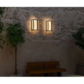 ΣΤΕΓΑΝΆ ΦΩΤΙΣΤΙΚΆ ΤΟΊΧΟΥ ΑΠΛΊΚΕΣ  OUTDOOR WALL LIGHT   01471 MATERIAL: ALUMINIUM LIGHTING SOURCE: 54XSMD / 9W 424 LM LIGHT COLOR: 3000K HEIGHT: 27 CM WIDTH: 12,5 CM DISTANCE FROM WALL: 10,5 CM - ΜΟΝΤΈΡΝΑ ΦΩΤΙΣΤΙΚΆ