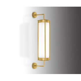 ΣΤΕΓΑΝΆ ΦΩΤΙΣΤΙΚΆ ΤΟΊΧΟΥ ΑΠΛΊΚΕΣ  OUTDOOR WALL LIGHT 01484 GOLD - ΜΟΝΤΈΡΝΑ ΦΩΤΙΣΤΙΚΆ