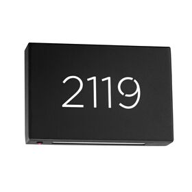 ΜΟΝΤΈΡΝΑ ΜΊΝΙΜΑΛ > ΑΠΛΊΚΕΣ ΤΟΊΧΟΥ >  WALL ROOM NUMBERING LIGHT  METAL 5W LED 3000K, 400 LM 01178 WHITE - ΜΟΝΤΈΡΝΑ ΦΩΤΙΣΤΙΚΆ