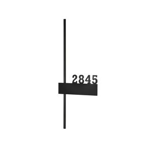 ΜΟΝΤΈΡΝΑ ΜΊΝΙΜΑΛ > ΑΠΛΊΚΕΣ ΤΟΊΧΟΥ >  WALL ROOM NUMBERING LIGHT 01325-18 WIDTH 30 CM HEIGHT 80 CM DISTANCE FROM WALL 3,5 CM METAL 15W LED 3000K, 1100 LM 01325 BLACK WIDTH: 30 CM LIGHTING SOURCE: LED 15W 3000K, 1100 LM - ΜΟΝΤΈΡΝΑ ΦΩΤΙΣΤΙΚΆ