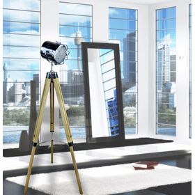 ΜΟΝΤΈΡΝΑ ΦΩΤΙΣΤΙΚΆ ΜΊΝΙΜΑΛ > ΔΑΠΈΔΟΥ >  FLOOR LAMP CODE: 117-01053-10 HEIGHT 160CM FLOOR DIAMETER 60CM MATERIAL: WOODEN BODY  E27  - ΜΟΝΤΈΡΝΑ ΦΩΤΙΣΤΙΚΆ