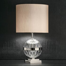 ΕΠΙΤΡΑΠΈΖΙΟ ΦΩΤΙΣΤΙΚΌ <LAUDARTE ΙΤΑΛΙΑΣ> ΑΠΌ ΟΡΕΊΧΑΛΚΟ ΕΠΙΜΕΤΑΛΛΩΜΈΝΟ ΠΑΛΛΆΔΙΟ, ΣΏΜΑ ΣΕ ΧΡΏΜΑ BOHEMIA ΠΕΝΤΑΚΆΘΑΡΟ Ή ΚΌΚΚΙΝΟ. - ΕΠΙΤΡΑΠΈΖΙΕΣ ΛΆΜΠΕΣ