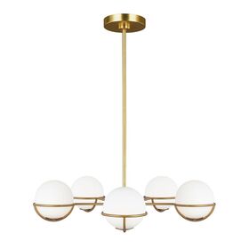 ΚΛΑΣΣΙΚΆ ΦΩΤΙΣΤΙΚΆ >  ELSTEAD LIGHTING  > ΚΡΕΜΑΣΤΌ ΟΡΟΦΉΣ > APOLLO 5 LIGHT CHANDELIER - BURNISHED BRASS FEISS GENERAL 2 YEAR GUARANTEE - ΚΡΕΜΑΣΤΆ ΦΩΤΙΣΤΙΚΆ
