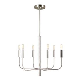 ΚΛΑΣΣΙΚΆ ΦΩΤΙΣΤΙΚΆ >  ELSTEAD LIGHTING  > ΚΡΕΜΑΣΤΌ ΟΡΟΦΉΣ > BRIANNA 6 LT CHANDELIER - POLISHED NICKEL FEISS - ΚΡΕΜΑΣΤΆ ΦΩΤΙΣΤΙΚΆ