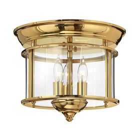 ΚΛΑΣΣΙΚΆ ΦΩΤΙΣΤΙΚΆ > ELSTEAD LIGHTING  > ΟΡΟΦΉΣ > GENTRY 3 LIGHT FLUSH - POLISHED BRASS HINKLEY - ΟΡΟΦΉΣ ΦΩΤΙΣΤΙΚΆ 