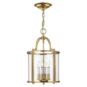 ΚΛΑΣΣΙΚΆ ΦΩΤΙΣΤΙΚΆ > ELSTEAD LIGHTING  > ΦΑΝΆΡΙ ΦΩΤΙΣΜΟΎ> GENTRY 4 LIGHT MEDIUM PENDANT - POLISHED BRASS HINKLEY - ΦΑΝΆΡΙΑ ΦΩΤΙΣΜΟΎ