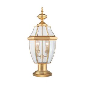 ΚΛΑΣΣΙΚΆ ΦΩΤΙΣΤΙΚΆ > ELSTEAD LIGHTING  > ΦΑΝΆΡΙ ΦΩΤΙΣΜΟΎ> NEWBURY 2 LIGHT PEDESTAL - LACQUERED POLISHED BRASS QUOIZEL GENERAL 2 YEAR GUARANTEE - ΦΑΝΆΡΙΑ ΦΩΤΙΣΜΟΎ