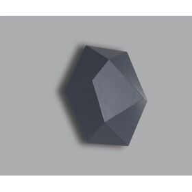 ΣΤΕΓΑΝΆ ΦΩΤΙΣΤΙΚΆ ΤΟΊΧΟΥ ΑΠΛΊΚΕΣ  OUTDOOR WALL LIGHT     01460 GREY DIAMETER: 25 CM DISTANCE FROM WALL: 6,5 CM MATERIAL: ALUMINUM LIGHTING SOURCE: 12W LED 3000K, 960 LM - ΜΟΝΤΈΡΝΑ ΦΩΤΙΣΤΙΚΆ
