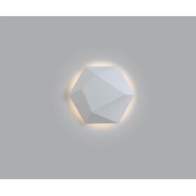 ΣΤΕΓΑΝΆ ΦΩΤΙΣΤΙΚΆ ΤΟΊΧΟΥ ΑΠΛΊΚΕΣ  OUTDOOR WALL LIGHT     01460 WHITE DISTANCE FROM WALL: 6,5 CM MATERIAL: ALUMINUM LIGHTING SOURCE: 12W LED 3000K, 960 LM - ΜΟΝΤΈΡΝΑ ΦΩΤΙΣΤΙΚΆ