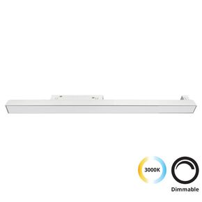 ΑΡΧΙΤΕΚΤΟΝΙΚΌΣ ΦΩΤΙΣΜΌΣ, MAGNETIC WHITE, LINEAR ΛΕΥΚΌ L:600 MAGNETIC (DIMMABLE), L:600, H:44 - ΡΆΓΕΣ & ΣΠΟΤ