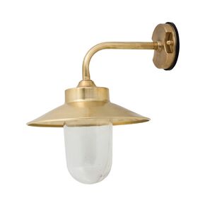 WATERPROOF OUTDOOR LIGHTING > APLICA LIGHTING 4552 BRASS - WALL LIGHTS