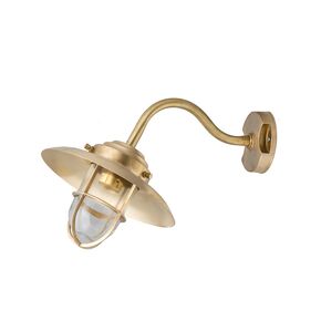 WATERPROOF OUTDOOR LIGHTING > APLICA LIGHTING 4555 BRASS - WALL LIGHTS