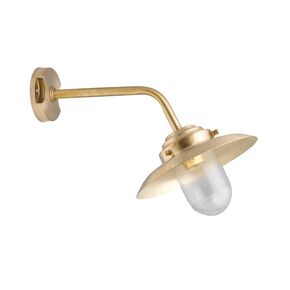 WATERPROOF OUTDOOR LIGHTING > APLICA LIGHTING 4563 BRASS - WALL LIGHTS