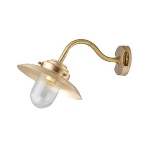 WATERPROOF OUTDOOR LIGHTING > APLICA LIGHTING 4565 BRASS - WALL LIGHTS