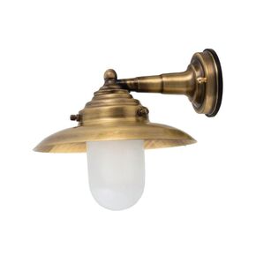 WATERPROOF OUTDOOR LIGHTING > APLICA LIGHTING 456 BRASS - WALL LIGHTS