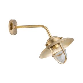WATERPROOF OUTDOOR LIGHTING > APLICA LIGHTING 4573 BRASS - WALL LIGHTS