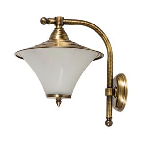 WATERPROOF OUTDOOR LIGHTING > APLICA LIGHTING 460 BRASS - WALL LIGHTS