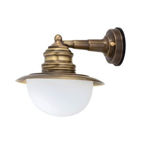 WATERPROOF OUTDOOR LIGHTING > APLICA LIGHTING 4631 BRASS - WALL LIGHTS