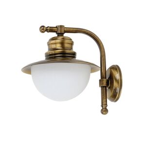 WATERPROOF OUTDOOR LIGHTING > APLICA LIGHTING 463 BRASS - WALL LIGHTS