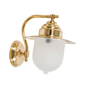 WATERPROOF OUTDOOR LIGHTING > APLICA LIGHTING 465 BRASS - WALL LIGHTS