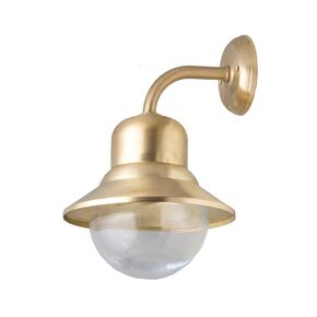 WATERPROOF OUTDOOR LIGHTING > APLICA LIGHTING 4682 BRASS - WALL LIGHTS