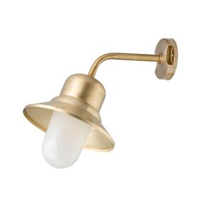 WATERPROOF OUTDOOR LIGHTING > APLICA LIGHTING 4683 BRASS - WALL LIGHTS