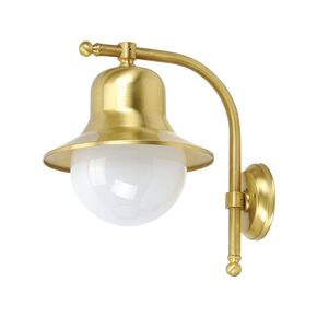 WATERPROOF OUTDOOR LIGHTING > APLICA LIGHTING 468 BRASS - WALL LIGHTS