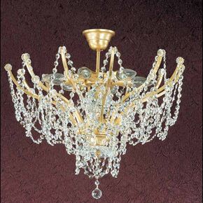 CRYSTAL CHANDELIER V53-511-6FX-D55-H45