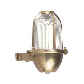 WATERPROOF OUTDOOR LIGHTING > CORNER LIGHTING 421 BRASS - WALL LIGHTS