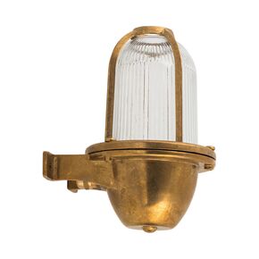 WATERPROOF OUTDOOR LIGHTING > CORNER LIGHTING 422 BRASS - WALL LIGHTS