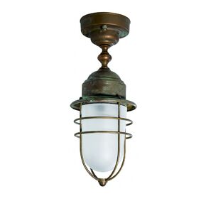 ΠΑΡΑΔΟΣΙΑΚΆ ΦΩΤΙΣΤΙΚΆ > VINTAGE RETRO ΙΤΑΛΙΚΆ > ΟΡΟΦΉΣ > LAMPADA SOSP FISSA V. OPALE FIN. AR  W:150MM   H:370MM  1XE27  220V  IP44 - ΟΡΟΦΉΣ ΦΩΤΙΣΤΙΚΆ 