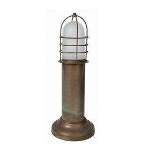 ΠΑΡΑΔΟΣΙΑΚΆ ΦΩΤΙΣΤΙΚΆ > VINTAGE RETRO ΙΤΑΛΙΚΆ > ΚΟΛΩΝΆΚΙΑ ΕΔΆΦΟΥΣ > LAMPADA VIALE H.51 CM V. OPALE FIN. AR  W:130MM   H:510MM  1XE27  220V  IP44 - ΕΔΆΦΟΥΣ ΦΩΤΙΣΤΙΚΆ 