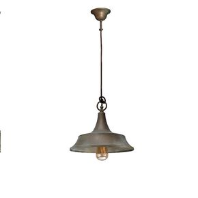 TRADITIONAL LAMPS > VINTAGE RETRO ITALIAN > SINGLE LAMPS > SOSP. OTT. TUTTO ANT-RAM W:320MM 1XE27 220V IP20 - PENDANT LIGHTS