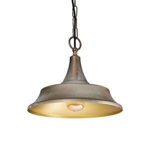 TRADITIONAL LAMPS > VINTAGE RETRO ITALIAN > SINGLE LAMPS > SOSP. OTT. ANT-RAM CON INTERNO .VS W:320MM H:900MM 1XE27 220V IP20 - PENDANT LIGHTS