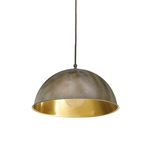 TRADITIONAL LAMPS > VINTAGE RETRO ITALIAN > SINGLE LAMPS > SOSP. OTT. ANT-RAM CON INTERNO .VS W:250MM H:800MM 1XE27 220V IP20 - PENDANT LIGHTS