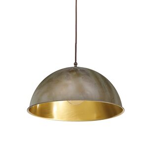 TRADITIONAL LAMPS > VINTAGE RETRO ITALIAN > SINGLE LAMPS > SOSP. OTT. ANT-RAM CON INTERNO .VS W:300MM H:850MM 1XE27 220V IP20 - PENDANT LIGHTS