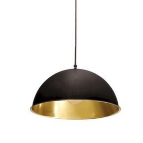 TRADITIONAL LAMPS > VINTAGE RETRO ITALIAN > SINGLE LAMPS > SOSP. OTT. BRU-ANT CON INTERNO .VS W:300MM H:850MM 1XE27 220V IP20 - PENDANT LIGHTS