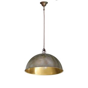 TRADITIONAL LAMPS > VINTAGE RETRO ITALIAN > SINGLE LAMPS > SOSP. OTT. ANT-RAM CON INTERNO .VS W:500MM H:1000MM 1XE27 220V IP20 - PENDANT LIGHTS