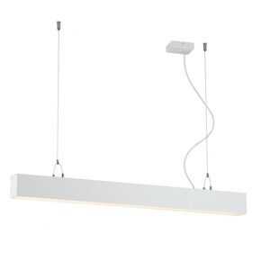 ARCHITECTURAL LIGHTING, STATION, LINEAR SUSPENDED BLACK STATION DIRECT+INDIRECT L2070 4000K DIMMABLE, L:2070, H:1200