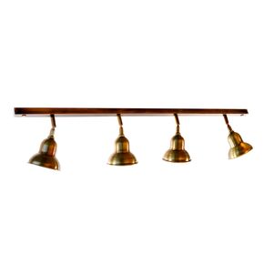 WALL SPOTLIGHTS RAIL 4Φ SPOTTED BELL MADE OF BRONZE