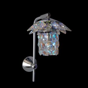NEOCLASSICAL HANDMADE LIGHTING > MINIMAL DITS > AGELO WALL SCONCE 1Φ SWAROVSKI CRYSTALS - ΦΩΤΙΣΤΙΚΆ ΤΟΊΧΟΥ